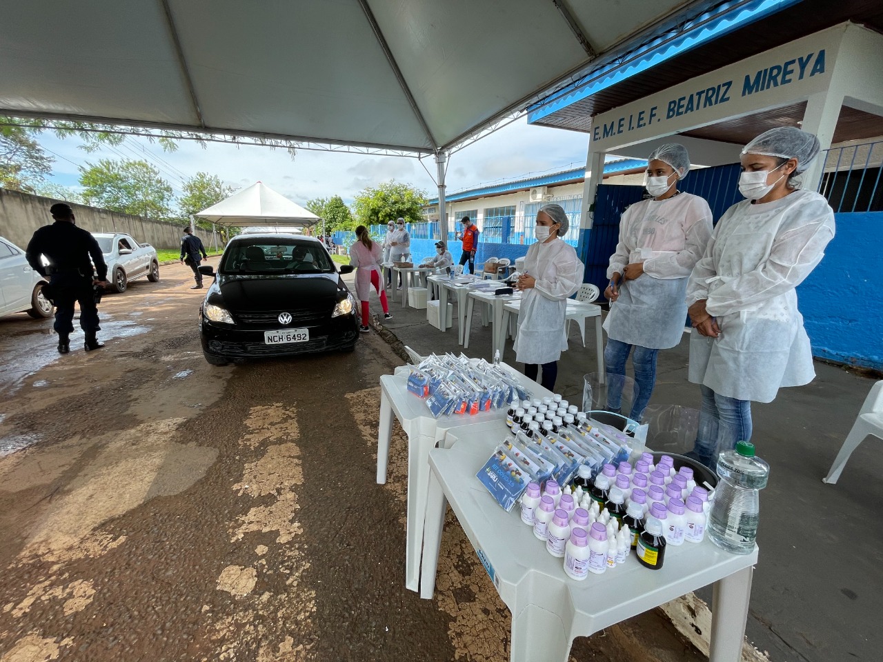 Mais de 350 pessoas realizaram o teste e 29 testaram positivo para o Coronavírus durante Drive-tru realizado em Jaru - News Rondônia