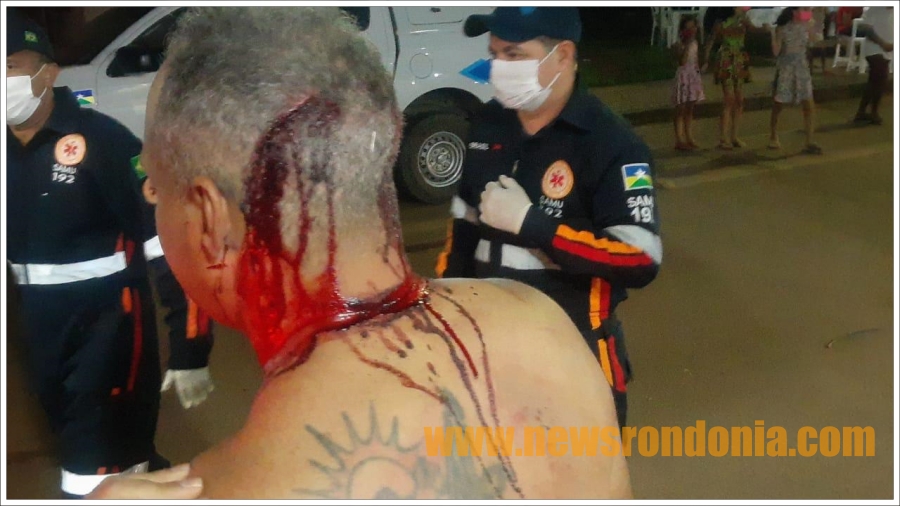 Após dizer que não tinha medo de facção, homem é atacado com golpes de facão no Morar Melhor - News Rondônia