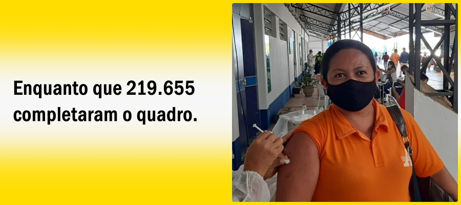 Rondônia: segunda dose da vacina contra a Covid-19 atinge pouco mais de 219.665 pessoas - News Rondônia