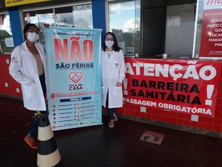 Na rodoviária, barreira sanitária da Prefeitura já identificou pelo menos 7 casos confirmados do novo coronavírus - News Rondônia