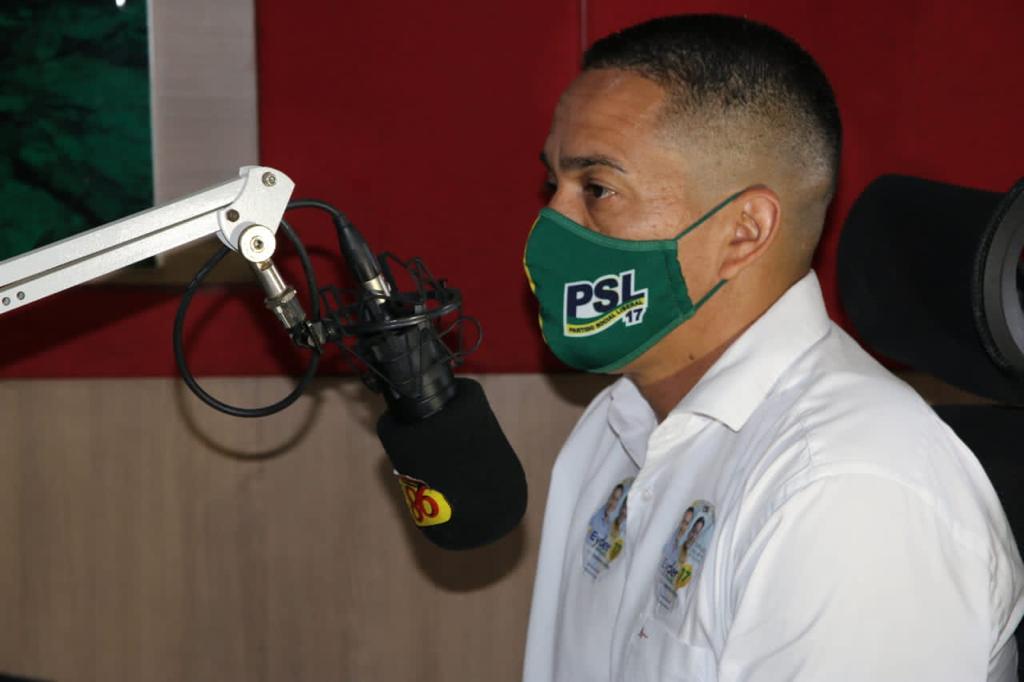 Sargento Eyder Brasil apresenta plano de governo em entrevista à rádio local e visita Zona Leste da capital - News Rondônia