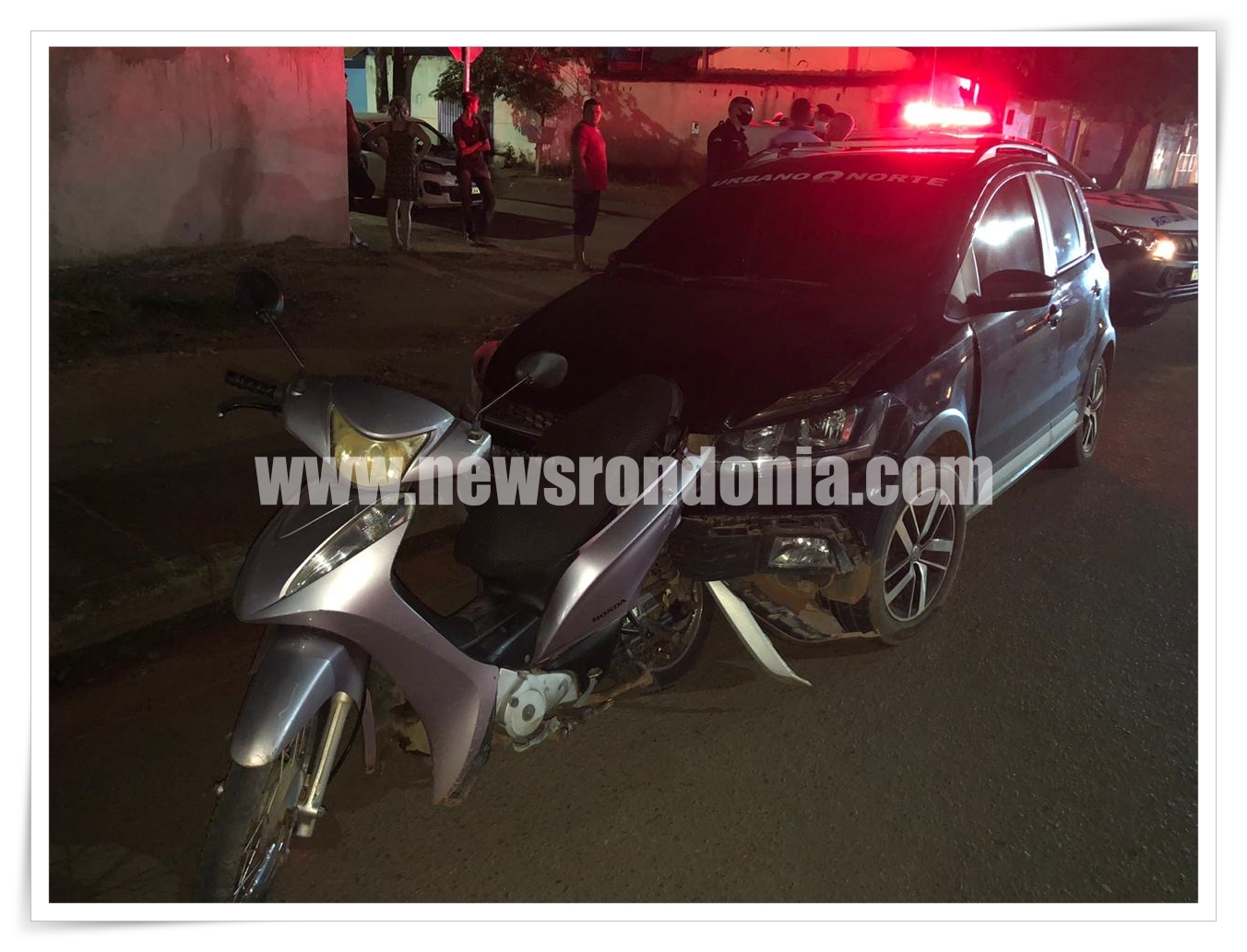 URGENTE: Motorista de aplicativo atropela dupla em moto após ser roubado - News Rondônia