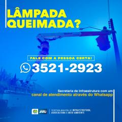Prefeitura de Jaru disponibiliza canal exclusivo para solicitações de troca de lâmpadas - News Rondônia