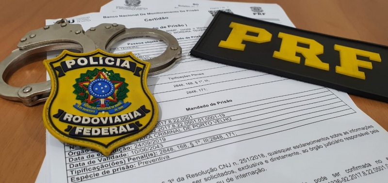PRF cumpre dois mandados de prisão em Rondônia - News Rondônia