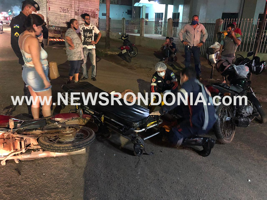 Grave colisão entre motos na zona sul deixa um dos condutores ferido - News Rondônia