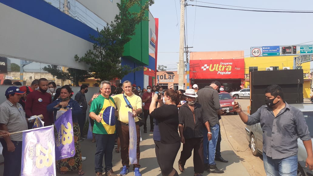 PRTB realiza a caminhada da vitória junto dos candidatos e apoiadores - News Rondônia
