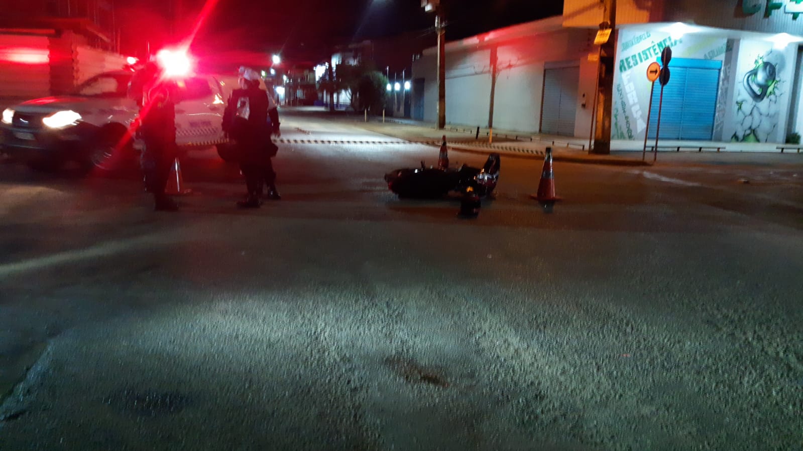 BÊBADA - Idosa é presa após bater com motocicleta em viatura da PM na zona sul - News Rondônia