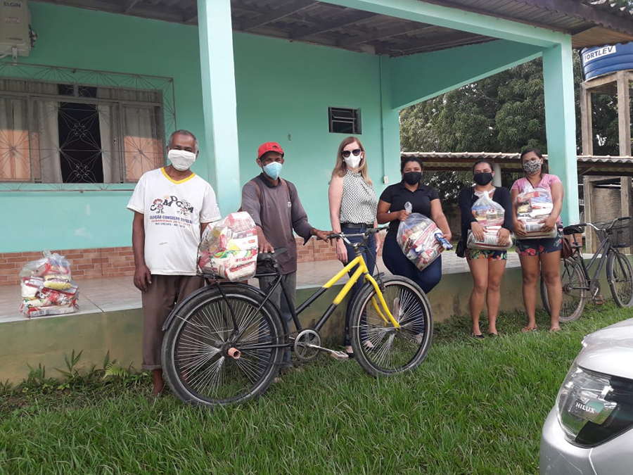 Magistradas doam cestas básicas para famílias carentes comemorarem o Dia das Mães em Rondônia - News Rondônia