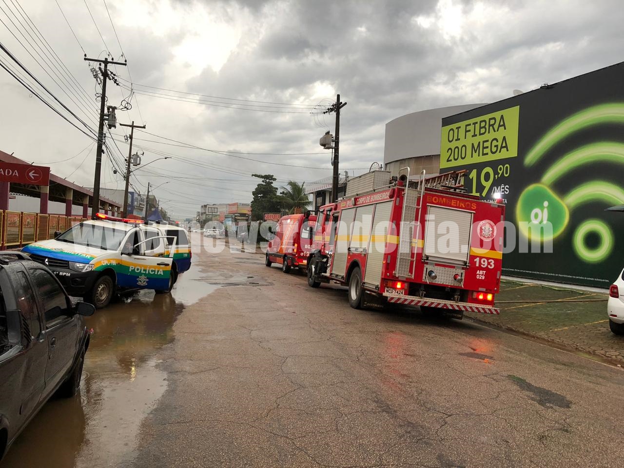 Princípio de incêndio em empresa de telefonia mobiliza Corpo de bombeiros na capital - News Rondônia