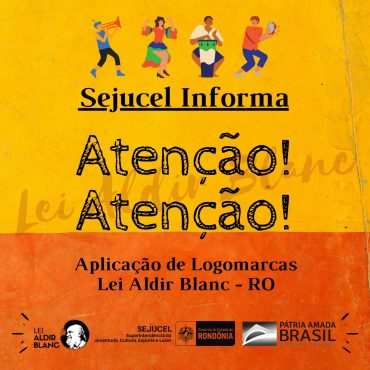 Sejucel disponibiliza logomarcas para os proponentes contemplados pela Lei Aldir Blanc - News Rondônia