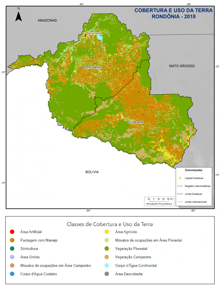 Rondônia foi o terceiro estado que mais reduziu vegetação nativa em 18 anos - News Rondônia