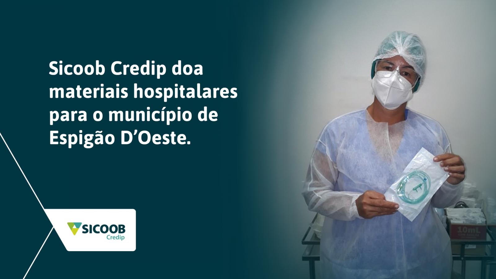Sicoob Credip doa materiais hospitalares para o município de Espigão D'Oeste - News Rondônia