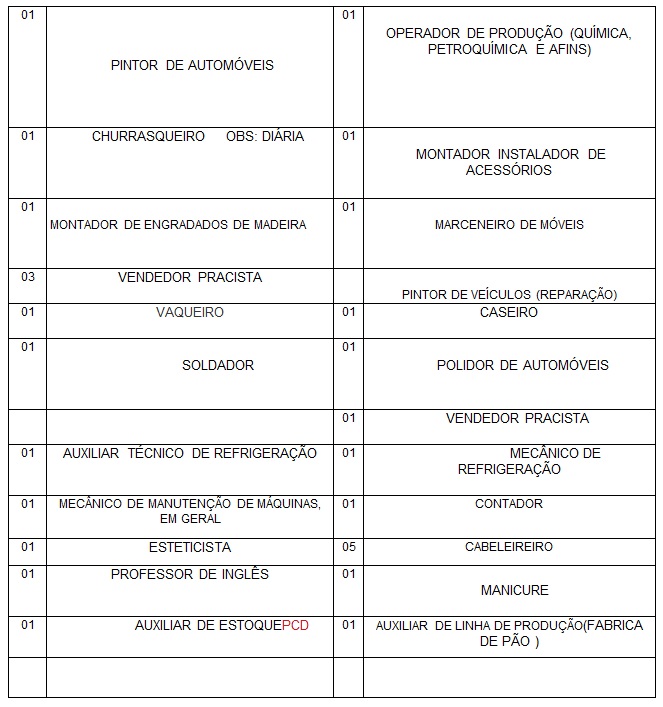 CONFIRA AS VAGAS DE EMPREGO DO SINE MUNICIPAL PARA ESTA SEGUNDA-FEIRA (20) - News Rondônia