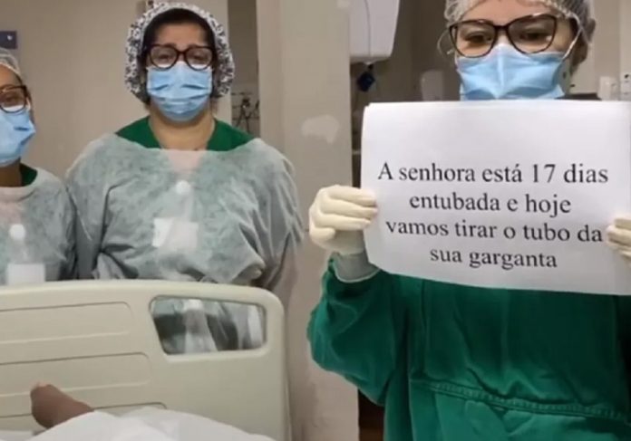 EMOCIONANTE: Equipe médica prepara surpresa para extubar paciente e vídeo viraliza - News Rondônia