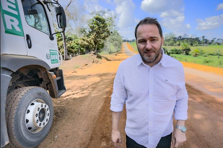 Presidente Alex Redano vistoria obras de recuperação da RO-460, ligando Buritis a BR-421 - News Rondônia