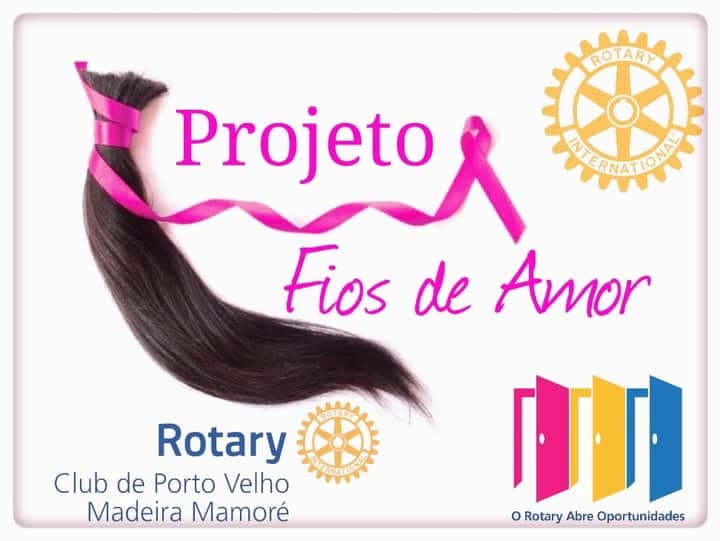 OUTUBRO ROSA - DJ Nicholas Caliel doa cabelos para o Projeto 'Fios de Amor' do Rotary Club de Porto Velho Madeira Mamoré - News Rondônia