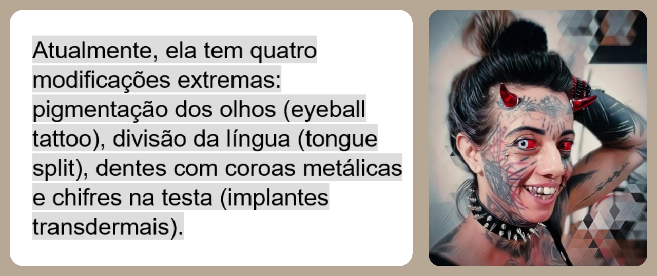 ESPANTOSO: 'Mulher demônia' diz que pediu a Deus para colocar chifres - News Rondônia