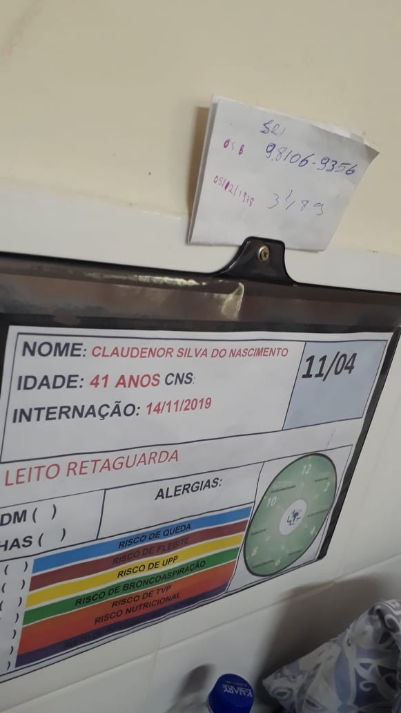 FOFÃO ESTÁ INTERNADO NO SANTA MARCELINA E PEDE AJUDA - News Rondônia