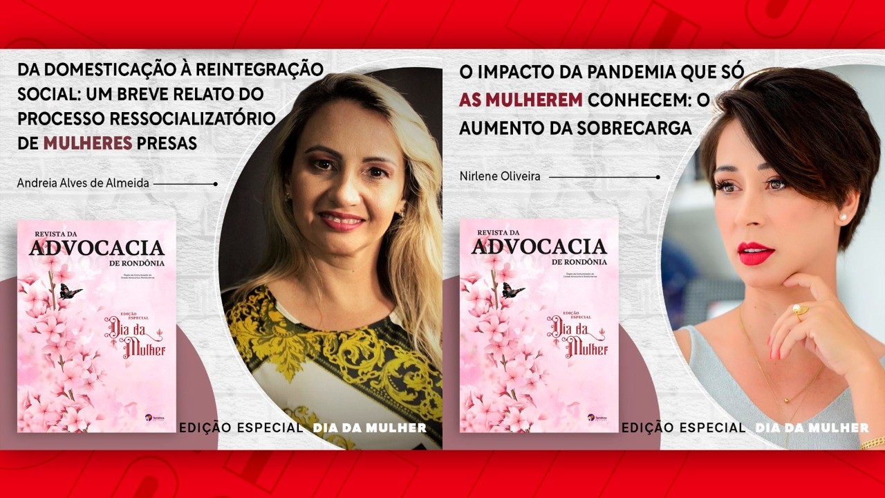 Professoras do curso de Direito da UNIRON publicam artigo em Revista da Advocacia de Rondônia - News Rondônia