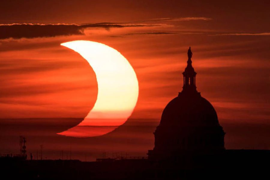 Observatório Nacional transmite eclipse raro nesta manhã - News Rondônia
