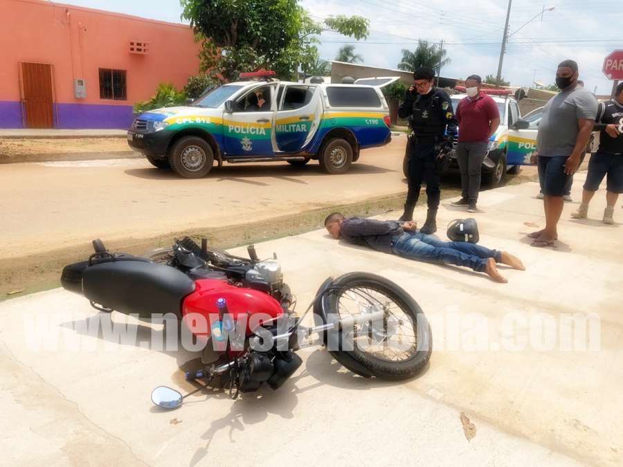 ATUALIZADA: Jovem é preso com revólver após fazer vários roubos na zona sul da capital - News Rondônia