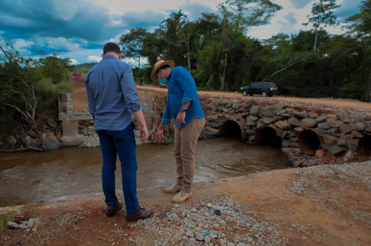 TRAFEGABILIDADE: Governo oficializa construção da nova ponte sobre rio Ubirajara na RO-463 que liga Jaru a Governador Jorge Teixeira - News Rondônia