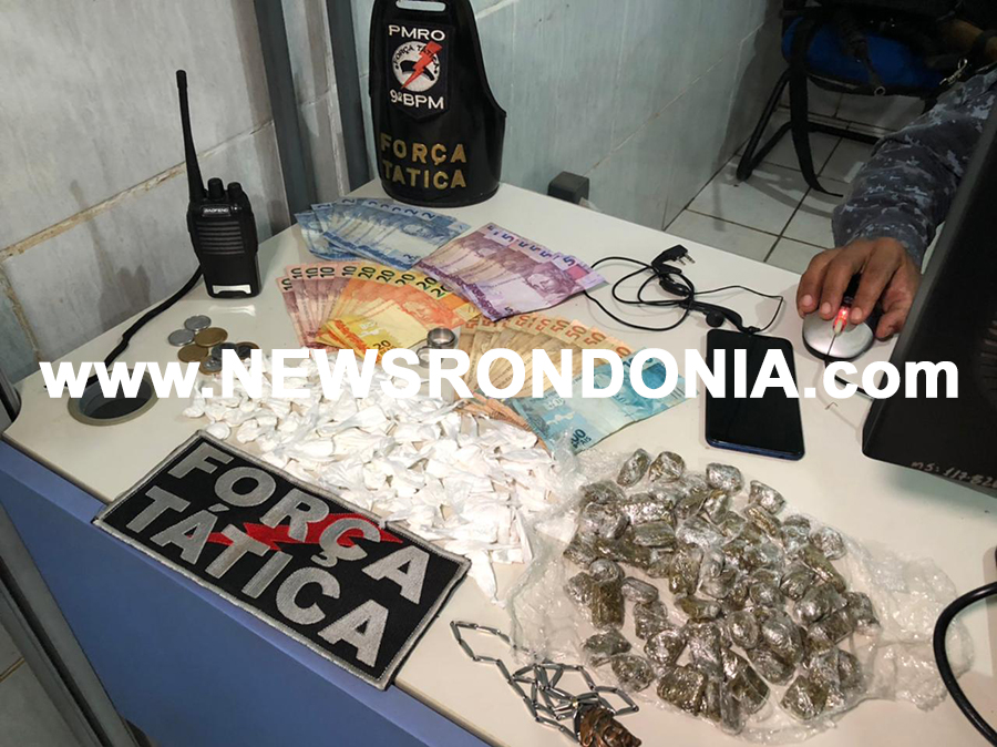 Adolescentes são flagrados vendendo vários tipos de drogas na zona sul da capital - News Rondônia