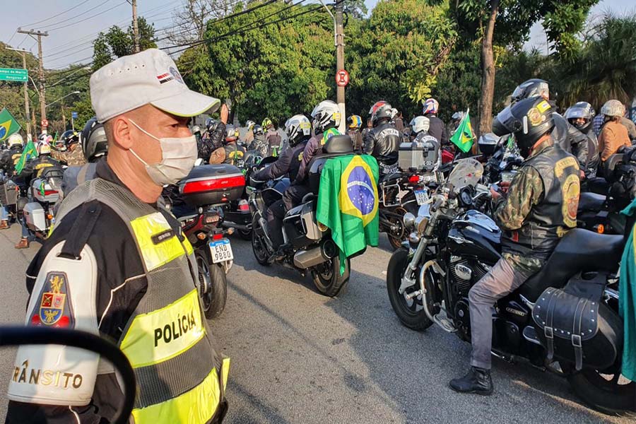 Bolsonaro participa de passeio com motociclistas por vias de São Paulo - News Rondônia