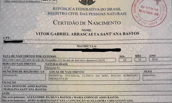 TORCEDOR FLAMENGUISTA REGISTRA FILHO COM NOMES DE GABIGOL E ARRASCAETA - News Rondônia