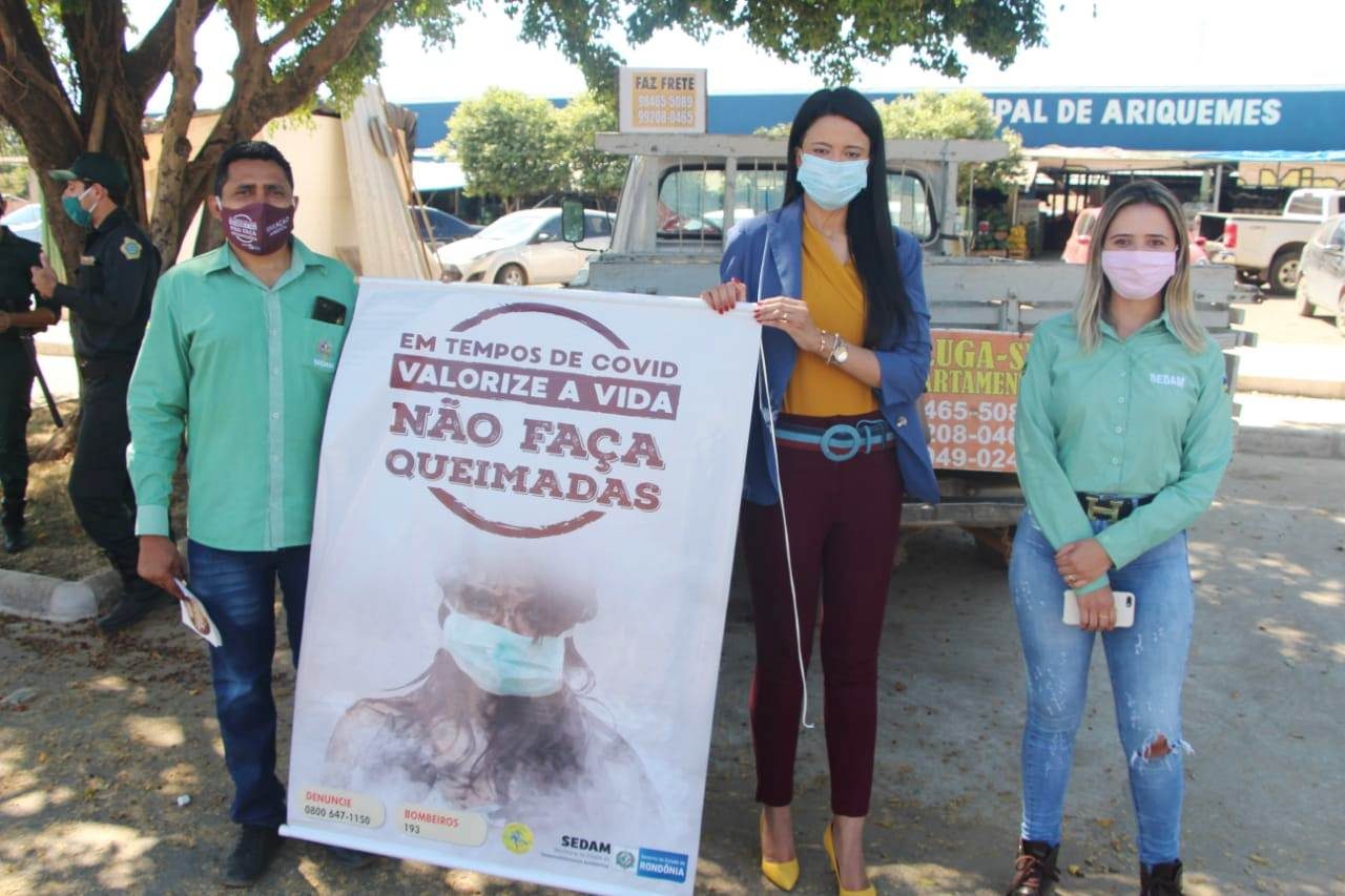 'Não queime', alertam ações preventivas realizadas em Rondônia - News Rondônia