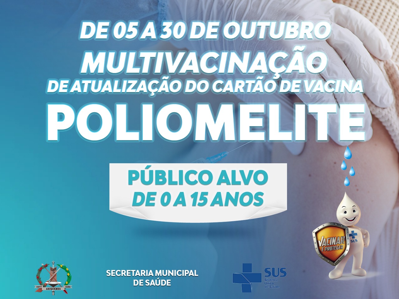 SEMSAU de Ariquemes realiza campanha de multivacinação entre os dias 05 a 30 de outubro - News Rondônia