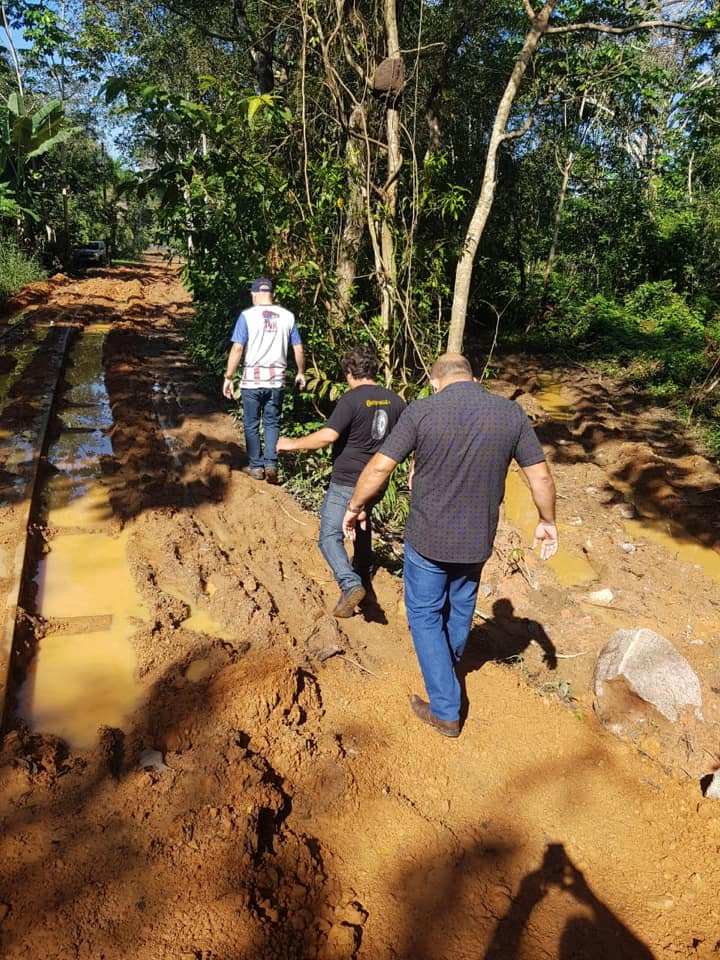 PALITOT FISCALIZA OBRAS DE RECUPERAÇÃO NO KM 3,5 DA EFMM - News Rondônia