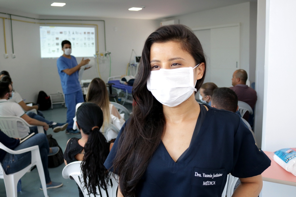 Profissionais de saúde que atuam no Hospital de Campanha de Rondônia  Unidade Zona Leste passam por treinamento - News Rondônia