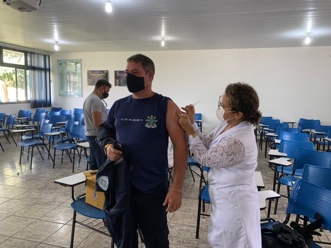 Vacinação de forças de segurança beneficia profissionais da linha de frente das corporações em Vilhena - News Rondônia