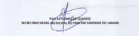 PMN:Edital de convocação para convenção municipal eleitoral de Candeias do Jamari/RO - News Rondônia