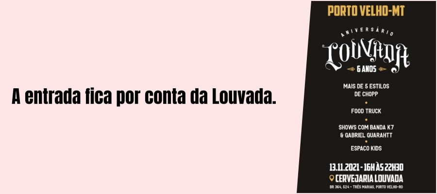 Louvada comemora seis anos com festa no próximo sábado (13) em Porto Velho - News Rondônia