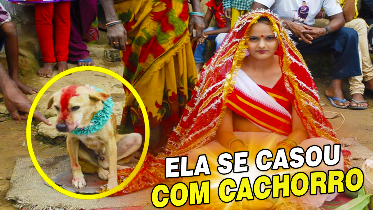 Jovem de 18 anos se casou com cachorro [VÍDEO] - News Rondônia