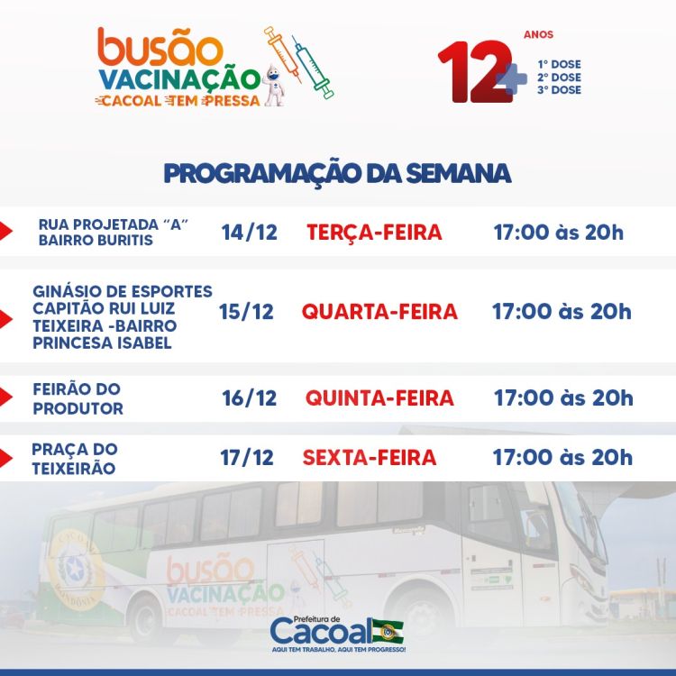 Prefeitura de Cacoal anuncia calendário de vacinação e diz que Município está vacinando média diária de 700 pessoas - News Rondônia