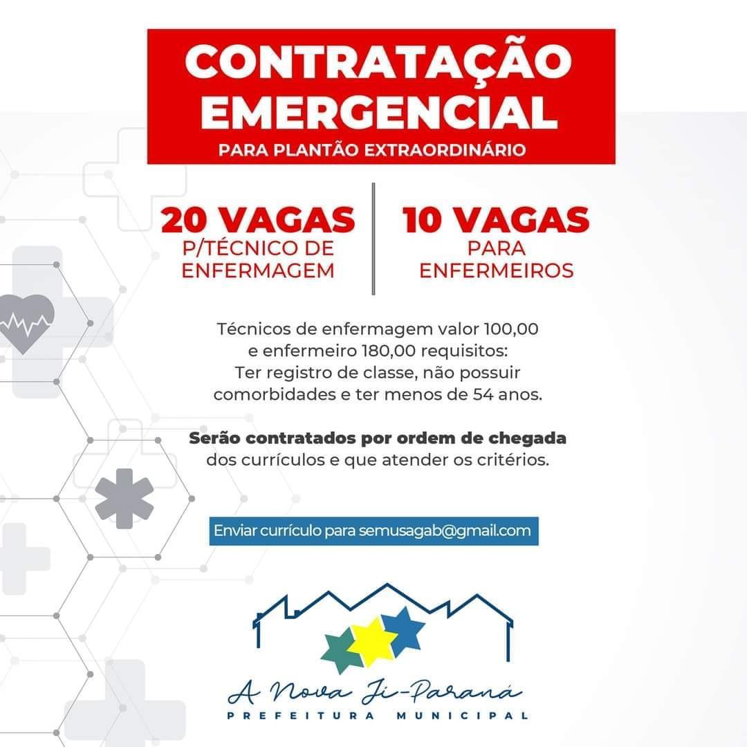 Coren-RO considera injustos valores oferecidos a profissionais de Enfermagem em chamamento emergencial de Ji-Paraná - News Rondônia