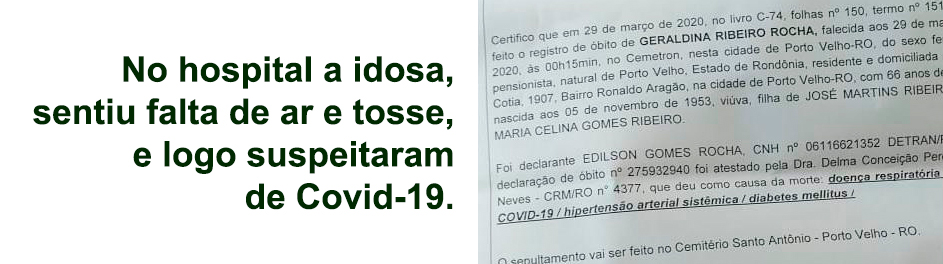 SECRETÁRIO DE SAÚDE CONFIRMA 1° MORTE DE CORONAVÍRUS EM RONDÔNIA - News Rondônia