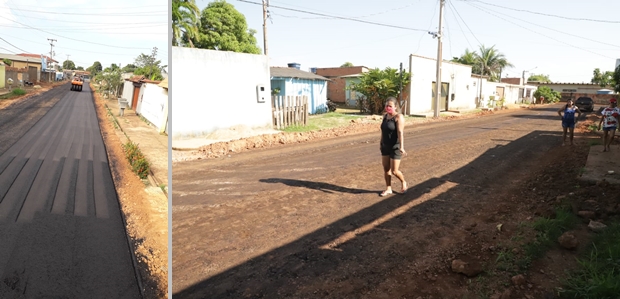 Moradores do bairro Lagoinha em Porto Velho respiram aliviados com a chegada de asfalto novo - News Rondônia