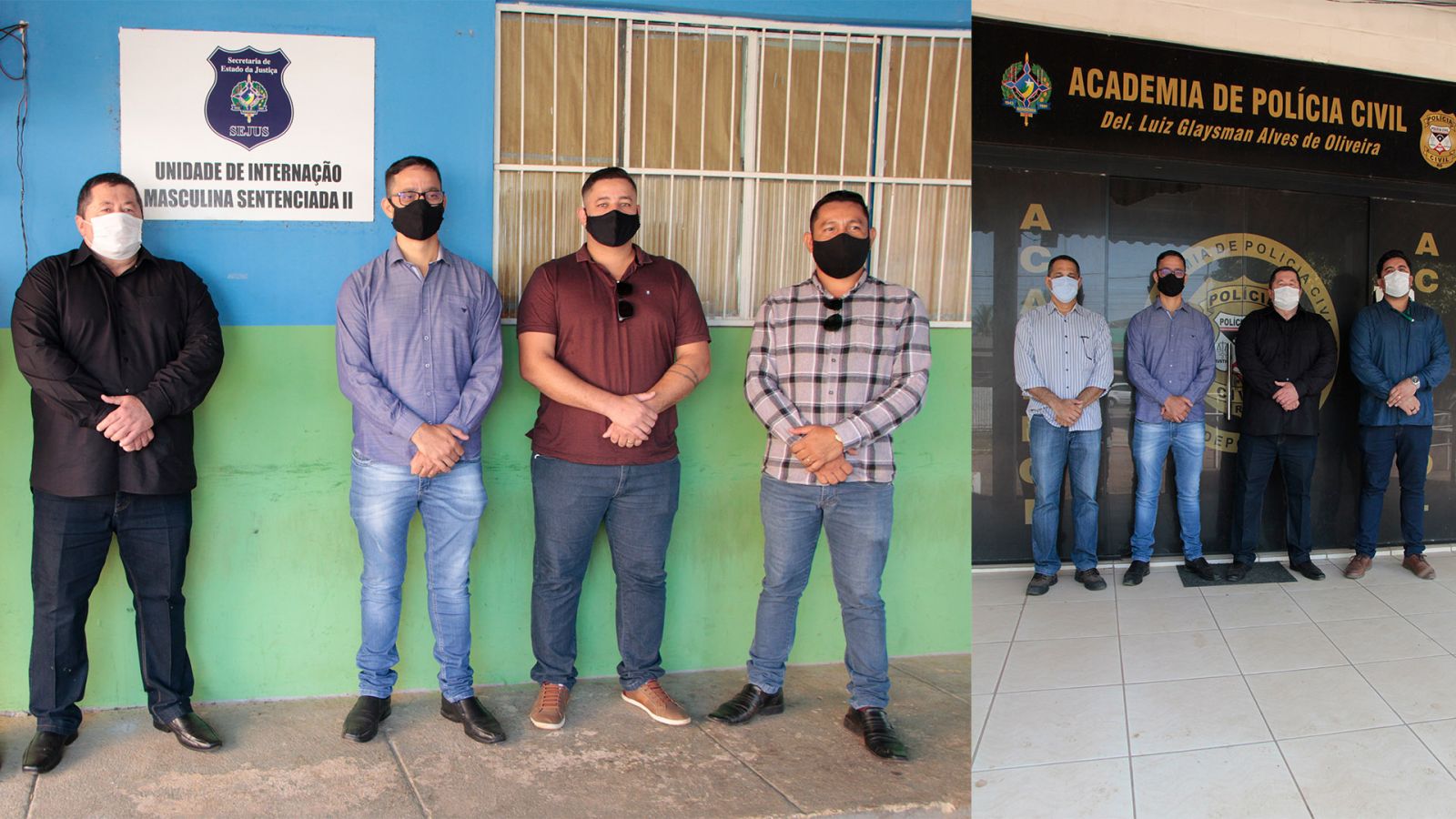 MELHORIAS  Unidade de internação e ACADEPOL recebem visita do deputado Anderson e equipe técnica da SEOSP - News Rondônia