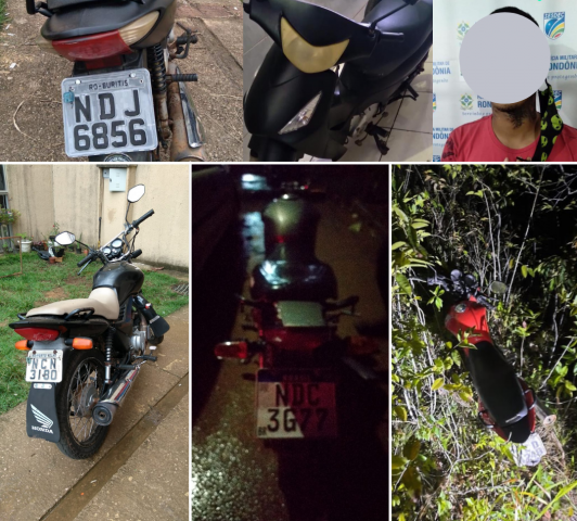 PMRO recupera motocicletas na Zona Leste da Capital - News Rondônia