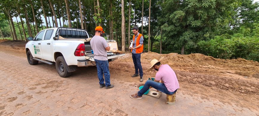 SERVIÇOS - Mais de mil metros da RO-383 recebem tratamento de reciclagem de pavimento e testes de qualidade - News Rondônia