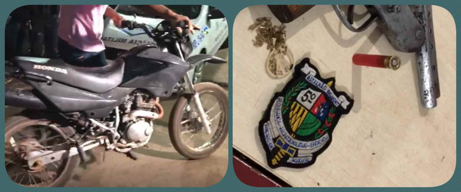 Polícia prende dupla suspeita de cometer assaltos com arma e moto roubada - News Rondônia