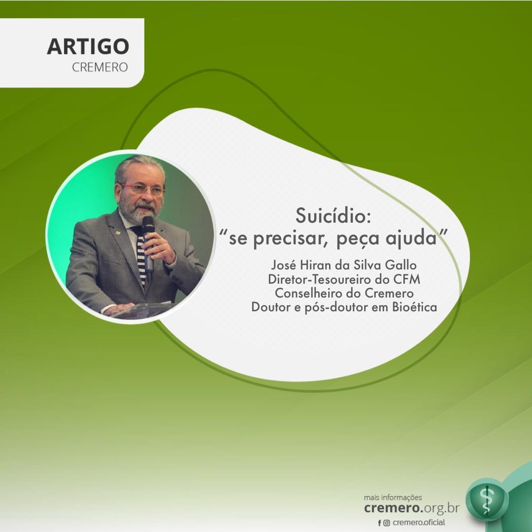 Suicídio: 'se precisar, peça ajuda' - News Rondônia