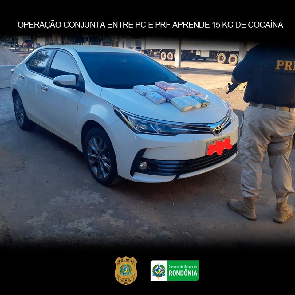 Operação conjunta entre PC/RO e PRF apreende 15 kg de drogas em Ji-Paraná - News Rondônia