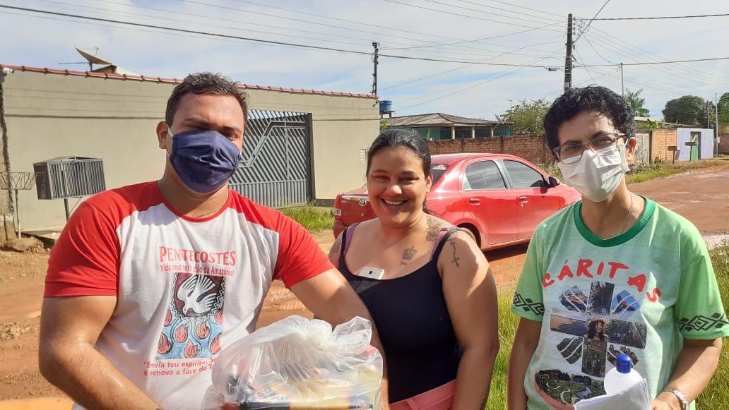 CÁRITAS APOIA A CAMPANHA SOS.RO COM DISTRIBUIÇÃO DE ALIMENTOS - News Rondônia