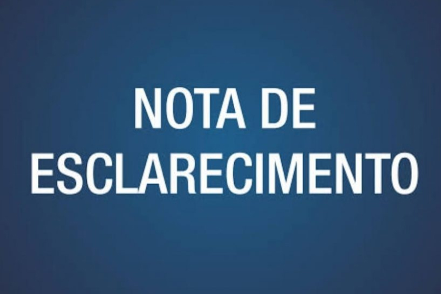Nota de Esclarecimento - Governo do Estado de Rondônia - News Rondônia