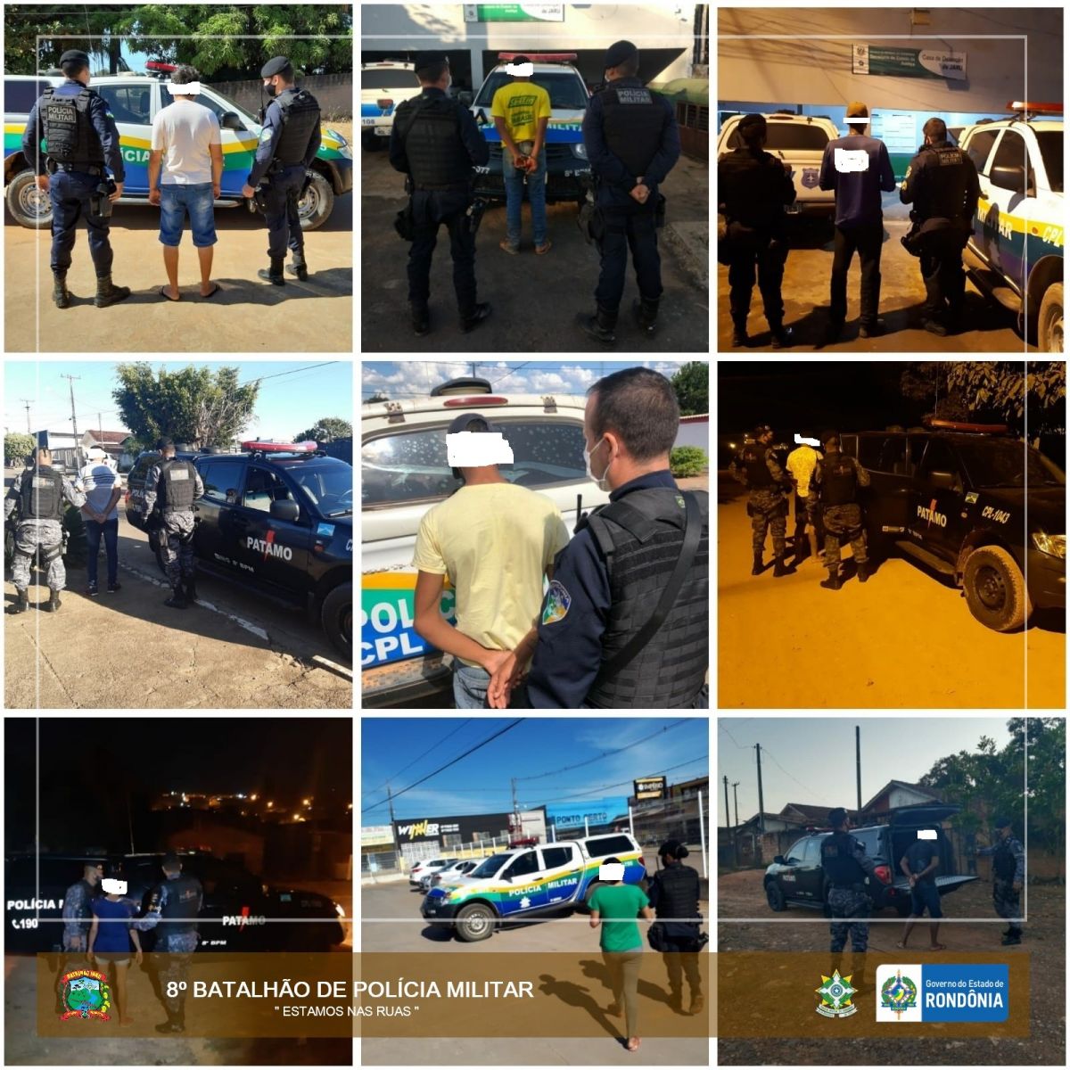 8º Batalhão de Polícia Militar recaptura 54 foragidos da Justiça - News Rondônia